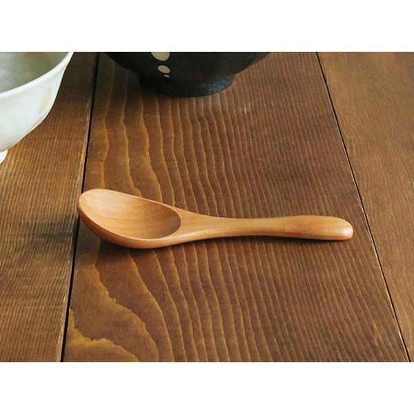 木製おかゆスプーン ナチュラル ハンドメイド 木のスプーン カトラリー