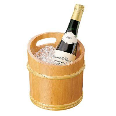【SALE】 椹・竹型冷酒ワインクーラー ワインクーラー