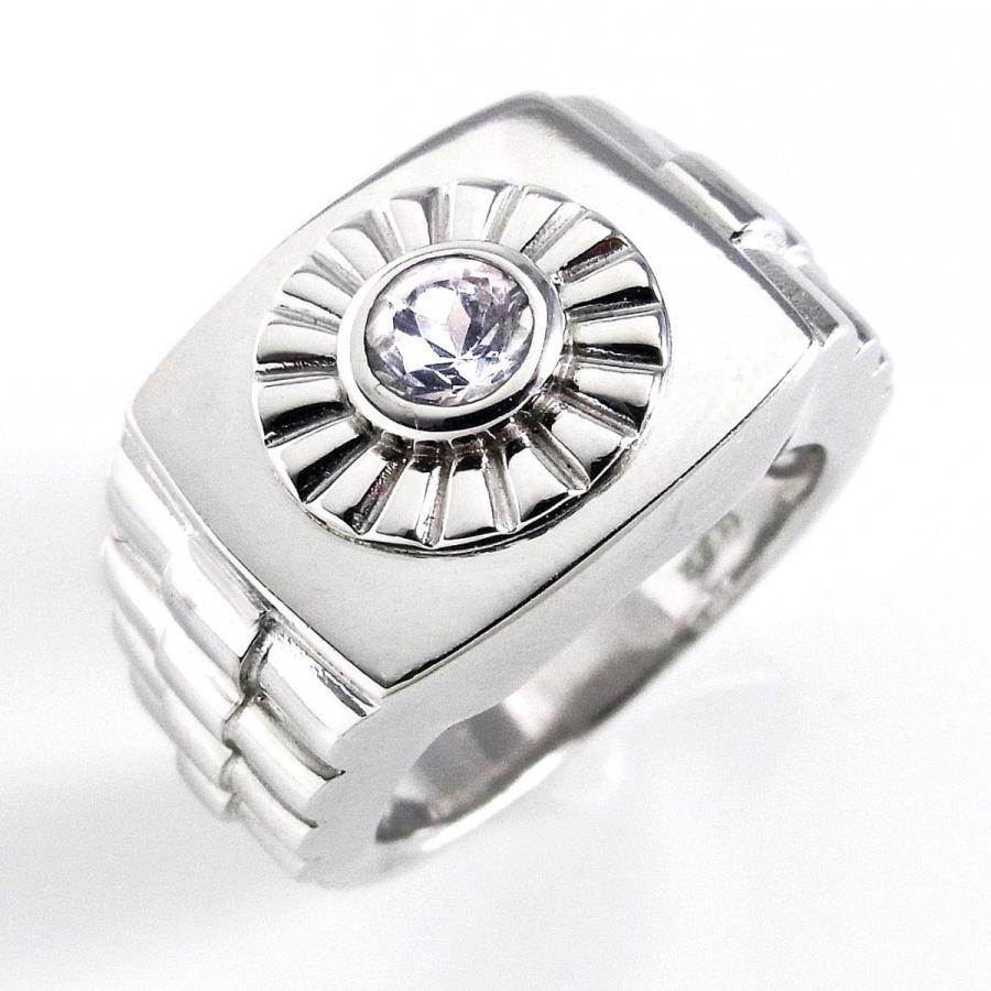 指輪 メンズ リング 印台 おしゃれ 安い 天然石 ホワイトトパーズ シルバー925 B00 Tokyo Elegance 東京えれがんす 通販 Yahoo ショッピング