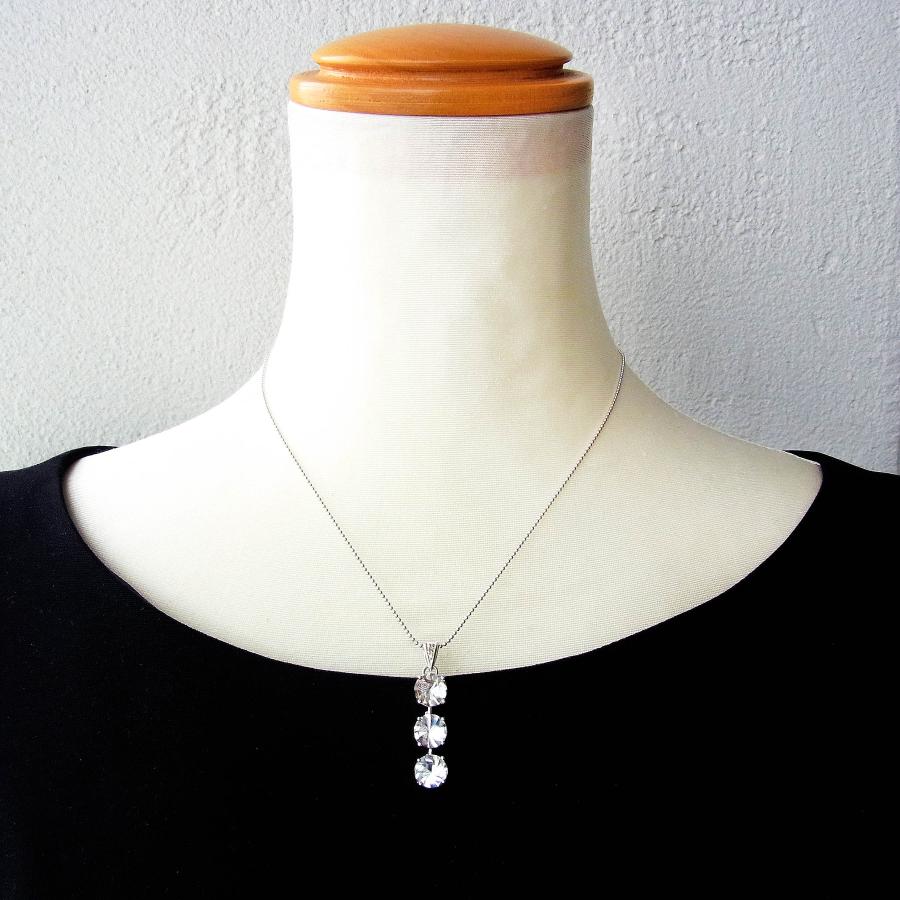 ホワイトトパーズシルバー ネックレス