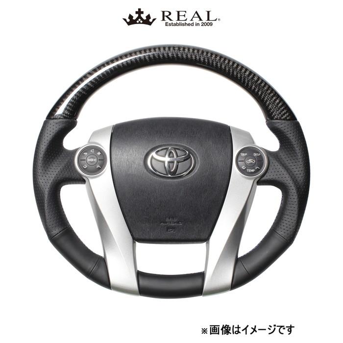 レアル ステアリング プレミアムシリーズ(ブラックカーボン)メビウス 