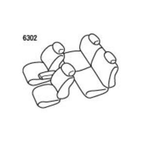 アルティナ スタンダード シートカバー(ワインレッド)ウイングロード Y12/JY12/NY12 6302 Artina 車種専用設計 シート｜t-four2010｜05