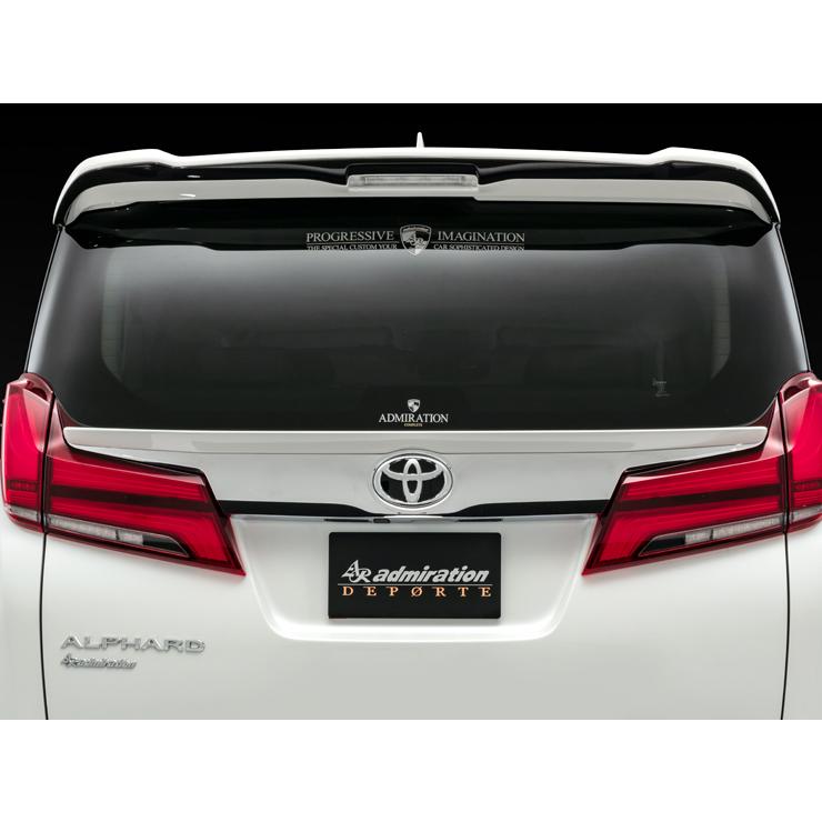 アドミレイション L.S.C リアゲートウイング (塗装済)アルファード 