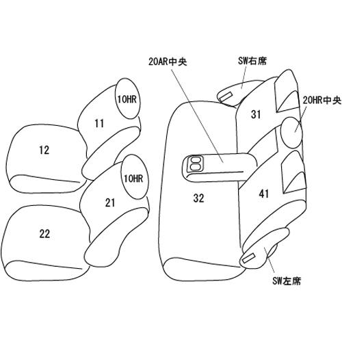 クラッツィオ シートカバー クラッツィオジュニアブラウンマークX