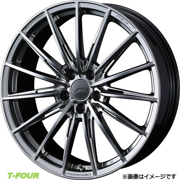 ウェッズ Fゼロ FZ-4 アルミホイール4本 1台分(18×8J 5-114 INSET45)トヨタ マークX 120系(DIAMOND BLACK)0039834