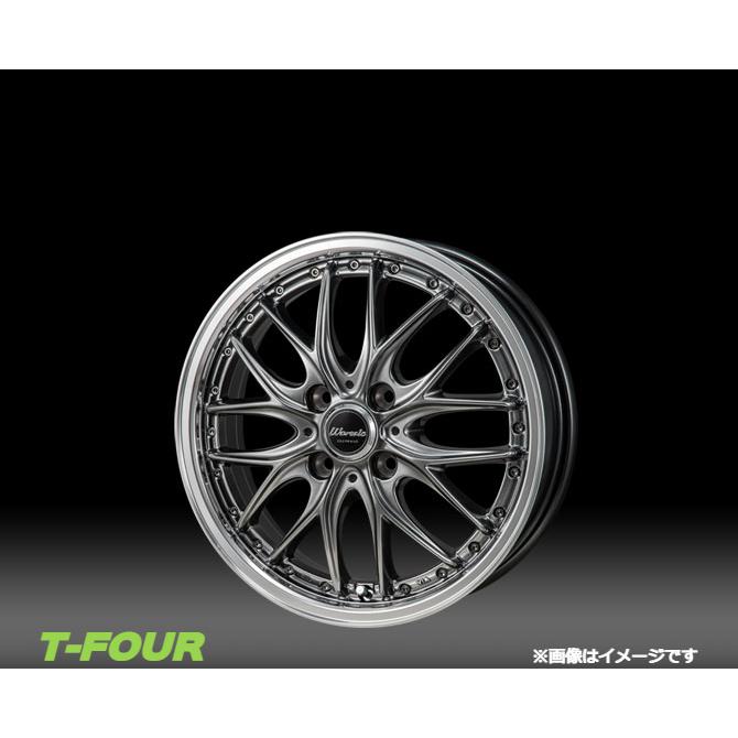 モンツァジャパン ワーウィック ディープランド 1台分(16×6J 4-100 INSET42)トヨタ カローラフィールダー 140系(ブラック)