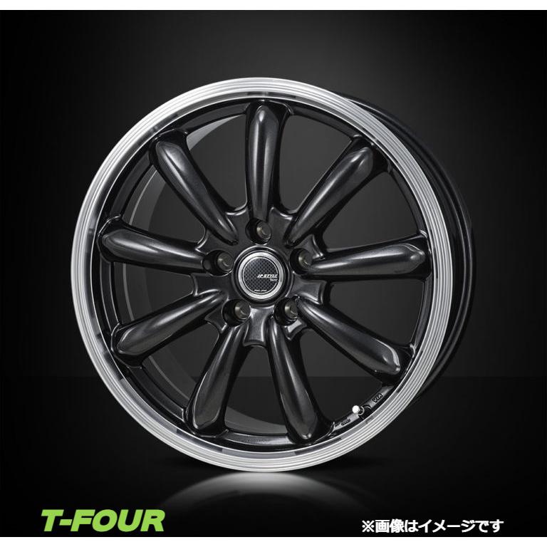 モンツァジャパン JPスタイル バーニー アルミホイール4本 1台分(18×8J 5-114 INSET40)トヨタ クラウン ARS220(ガンメタ)