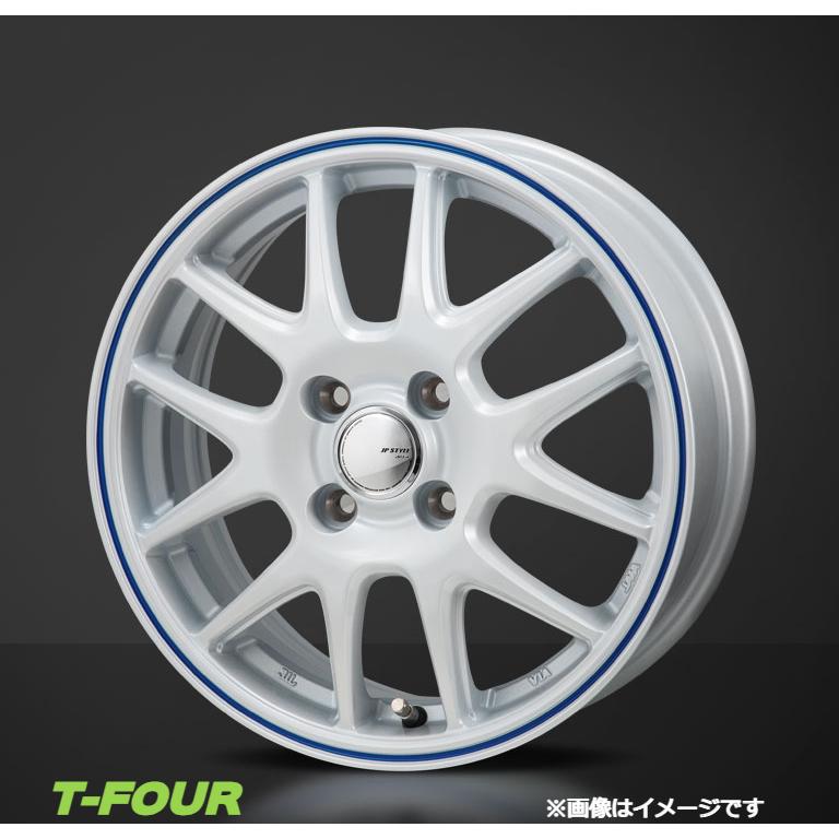 モンツァジャパン JPスタイルジェファ アルミホイール4本 1台分(14×4.5J 4-100 INSET45)スズキ ワゴンＲ MH23S(ホワイト) モンツァジャパン JPスタイルジェファ アルミホイール4本 1台分(14×4.5J