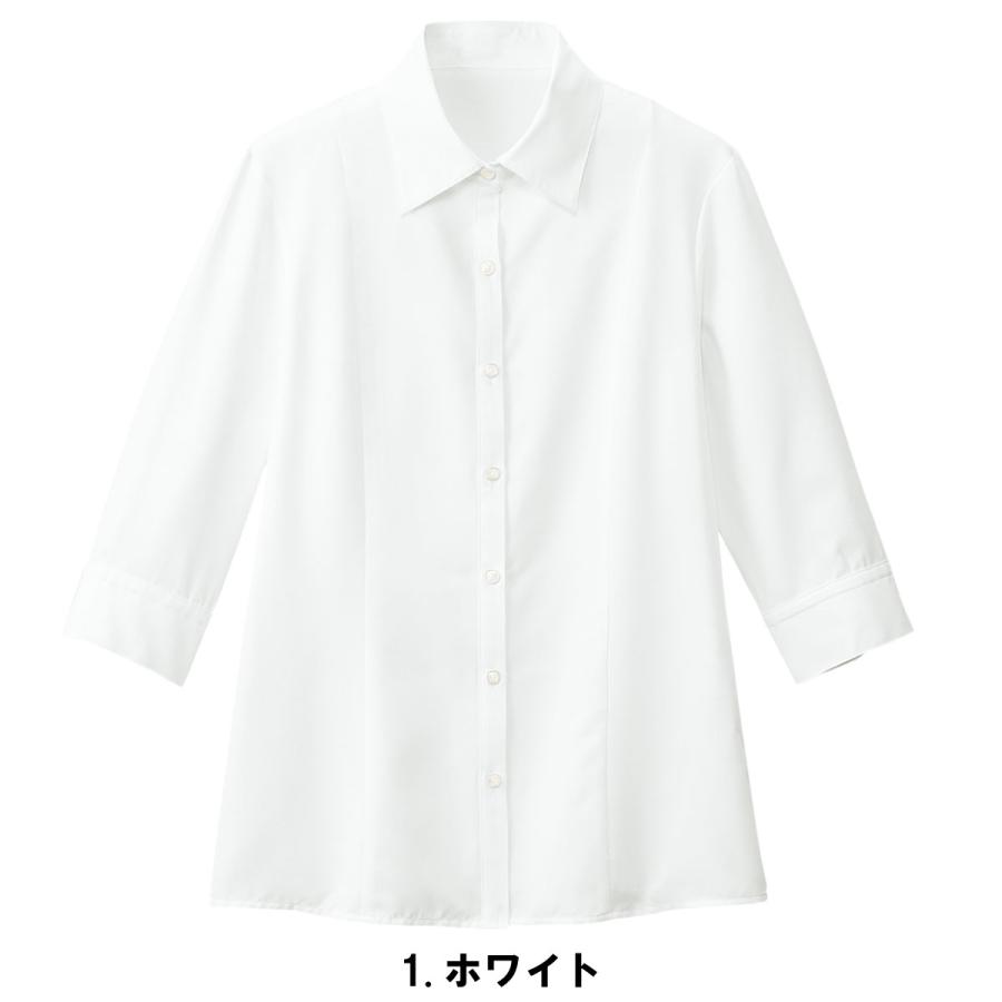 ブラウス（7分袖）FB7097 19号〜23号 女性用 NUOVO ヌーヴォ 3色展開 