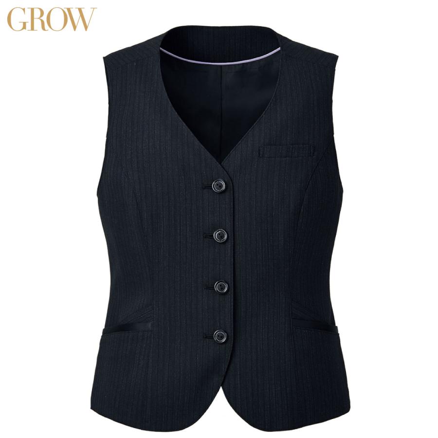 GROW グロウ ベスト GVEL-1555 5号〜21号 女性用 1色展開 : ユニフォーム工房フレンドYahoo!店 - 通販 ...