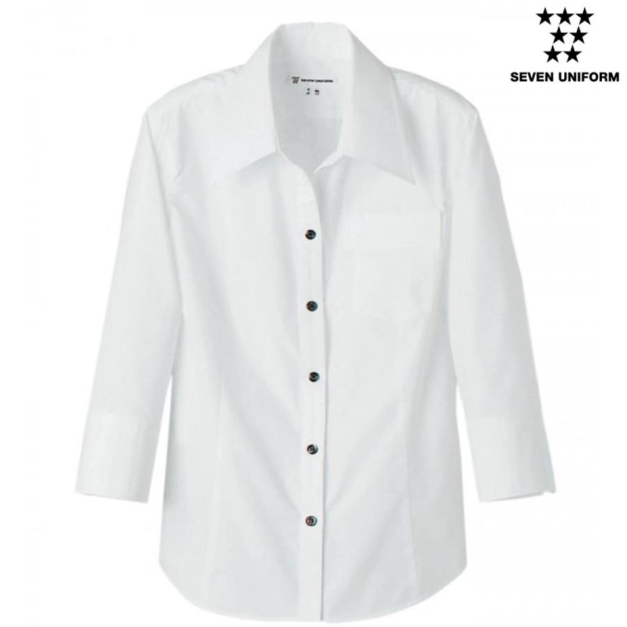 セブンさま専用。 スキッパーカラーシャツ（女性用）WH7613 7〜15号 セブン