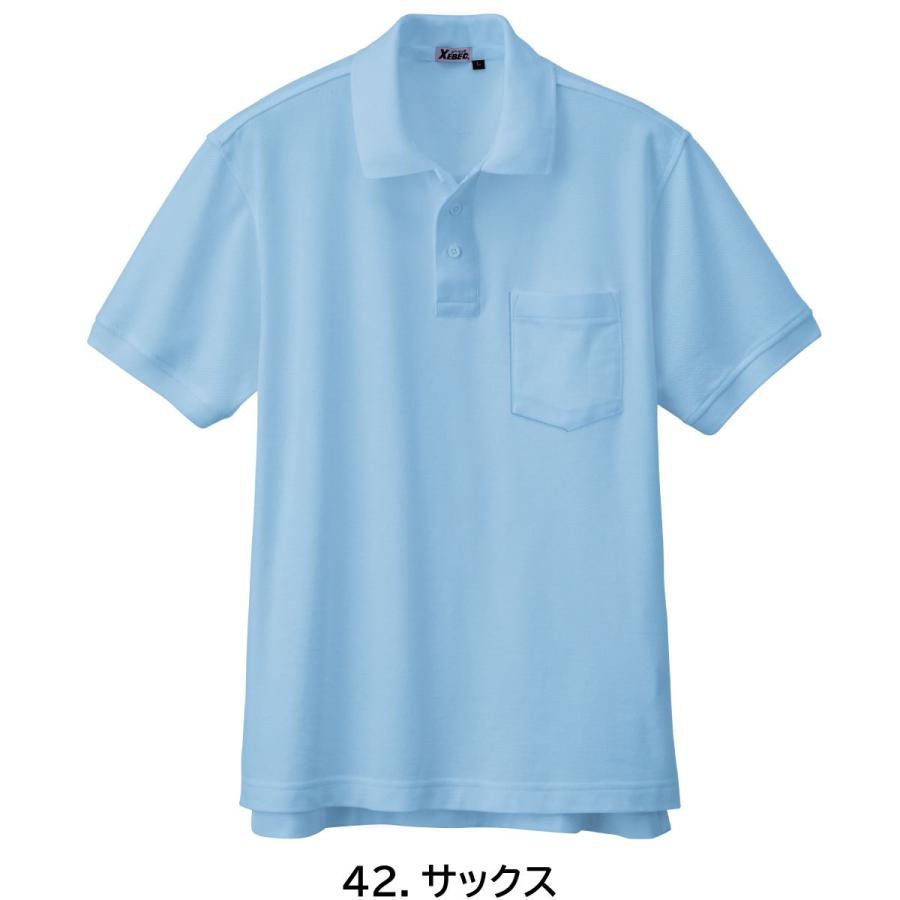 半袖ポロシャツ 6170 S〜5L ジーベック XEBEC 9色展開｜t-friend｜05
