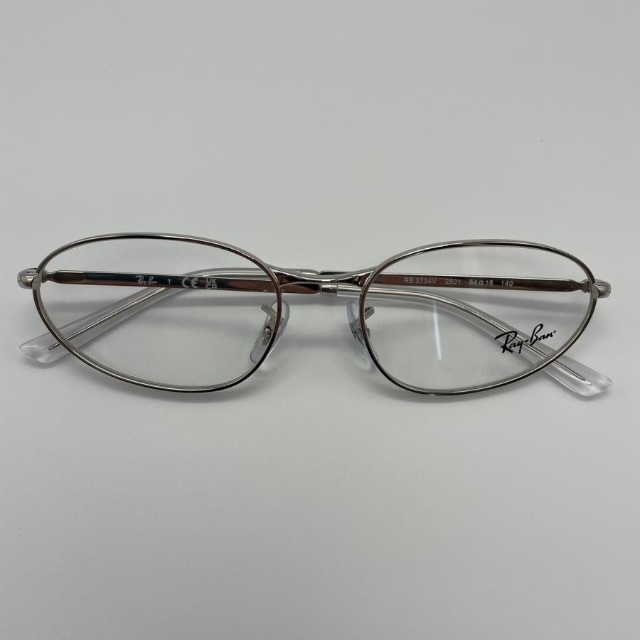 Ray-Ban（レイバン） RB3734V 2501 Ray-Ban メガネフレーム 標準度付きレンズ無料 OPTICS メタル ポリッシュ ...