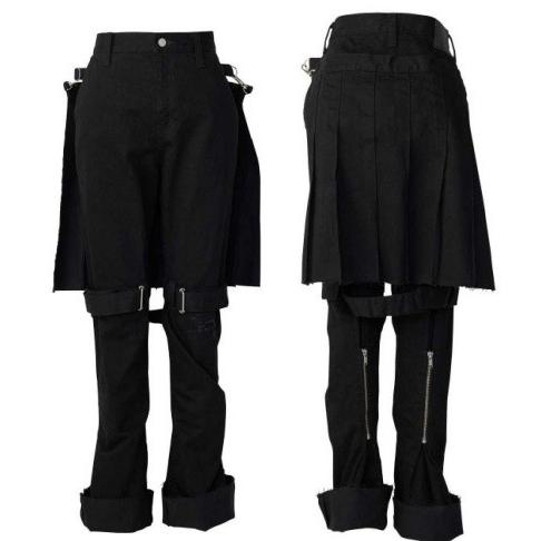 HYSTERIC GLAMOUR ヒステリックグラマー パンツ Black M HYSTERIC GLAMOUR ヒステリックグラマー スタッズ付きブラックスリム