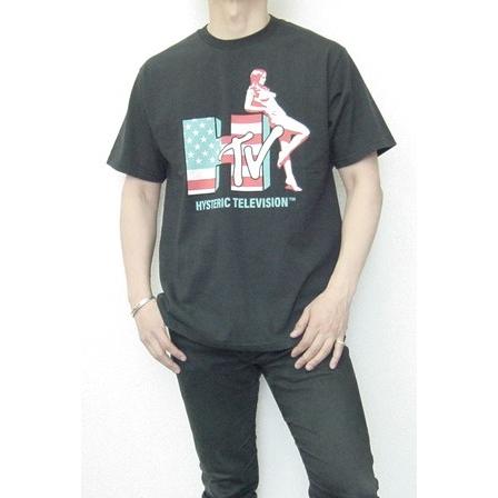 完売必至【ヒステリックグラマー】 HYSTERIC TELEVISION Tシャツ HYSTERIC TELEVISION Tシャツ|HYSTERIC GLAMOUR MEN | HYSTERIC