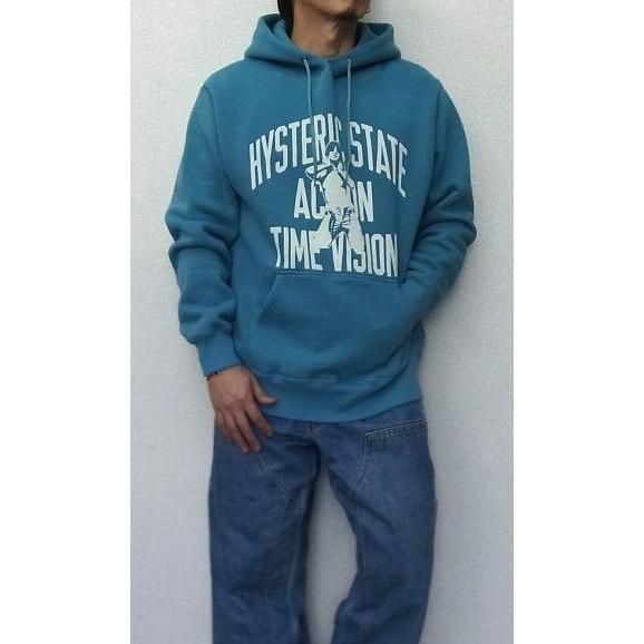 ヒステリックグラマー 00s パーカー ヒスガール 水色 フリーサイズ