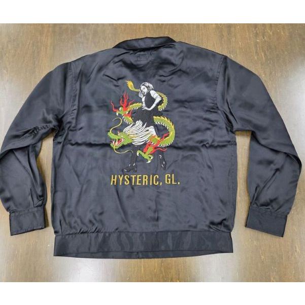 ＨＹＳＴＥＲＩＣ ＧＬＡＭＯＵＲ ヒステリックグラマー  ２０２６年・春夏新作 DRAGON FLAME刺繍 スーベニアシャツジャケット０２２６１ＡH０６の画像