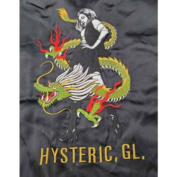 ＨＹＳＴＥＲＩＣ ＧＬＡＭＯＵＲ ヒステリックグラマー  ２０２６年・春夏新作 DRAGON FLAME刺繍 スーベニアシャツジャケット０２２６１ＡH０６の画像