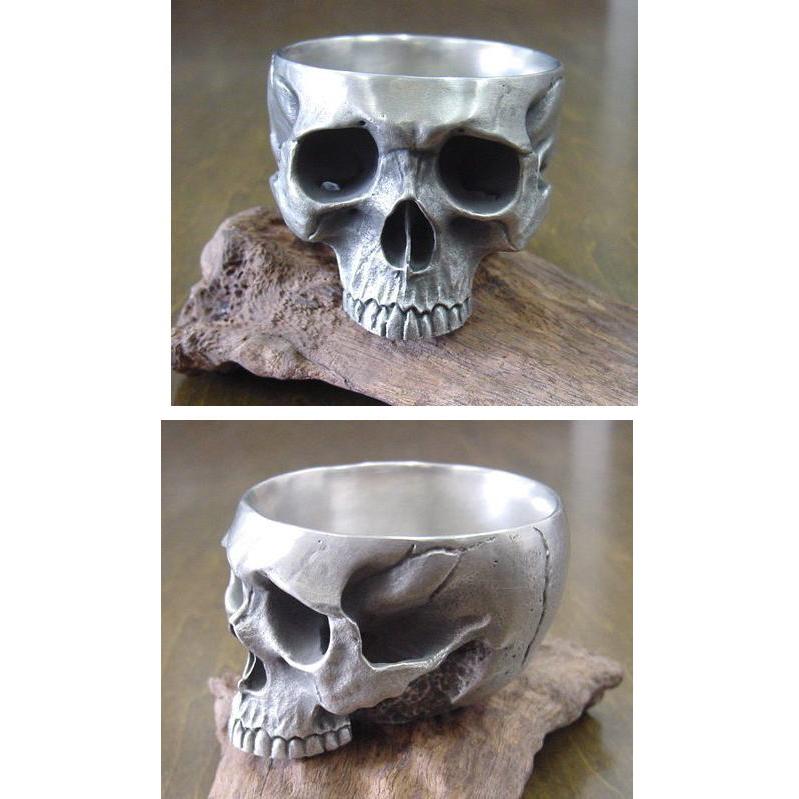 ソフト髑髏c REALHEAD/SKULL TOYS ドクロックスマン(黒成型/金/紫塗装/マント