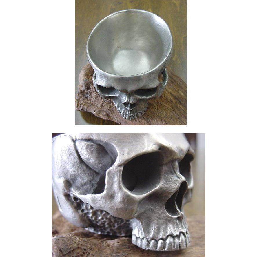【即完売品】Damngood 酒器 枡ぐい呑み KURO MASU 正面スカル HYSTERIC GLAMOUR 髑髏ぐい呑み Skull-shot glass4 BURDEN OF