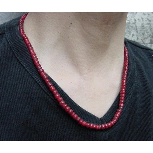 ビンゴブラザーズ　ホワイトハーツビーズネックレス 約50cm ビンゴブラザーズ ホワイトハーツビーズネックレス 約50cm ビンゴ