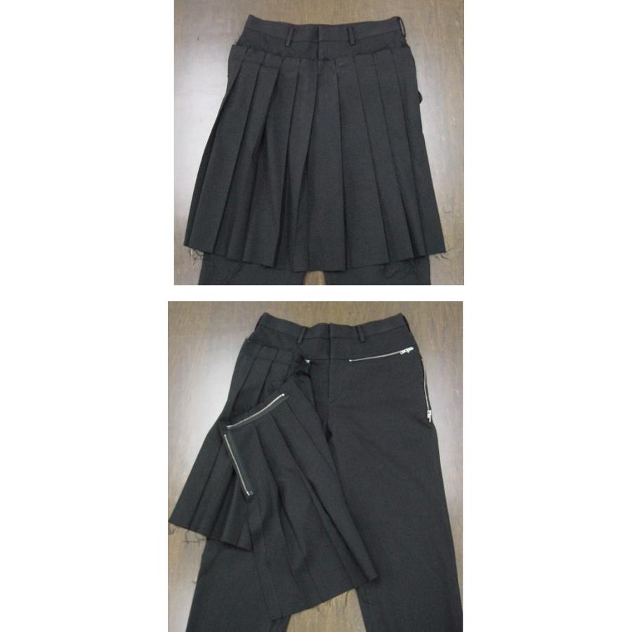 新品 UNDERCOVER アンダーカバー 22AW メンズプリーツスカート2灰-