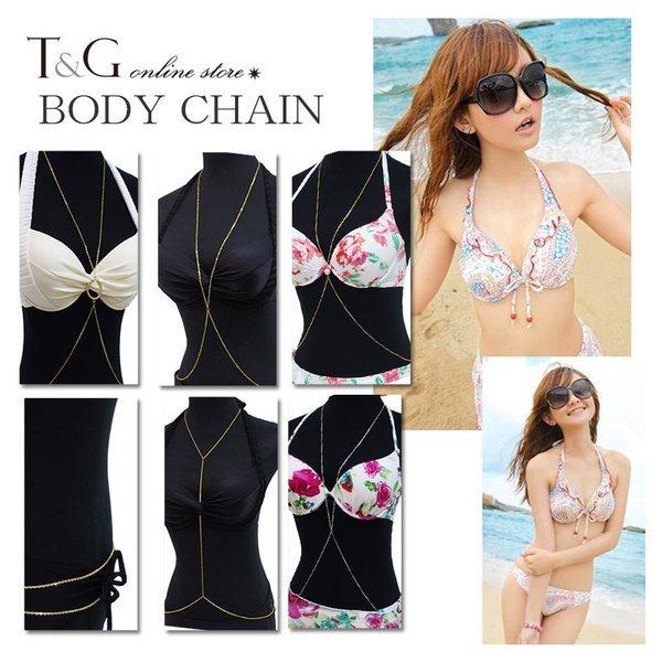 ボディアクセサリー レディースボディチェーン ジュエリー ボディー チェーン ゴールド シルバー お洒落 ボディアクセ Chain 0b Iphoneケース T G Shop 通販 Yahoo ショッピング