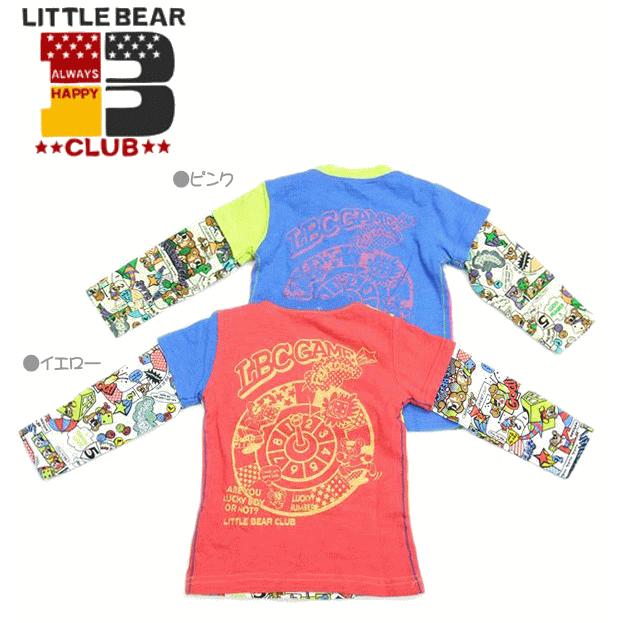 【2022年秋冬】【LITTLE BEAR CLUB】リトルベアークラブ 2Pセット長袖Tシャツ【90/95/100】｜t-happyland｜03