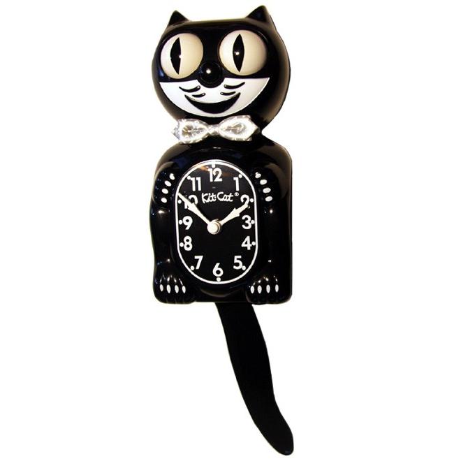 キットキャットクロック リミテッドエディション ブラック プラズマスティックボウタイ Kit Cat Clock Limited