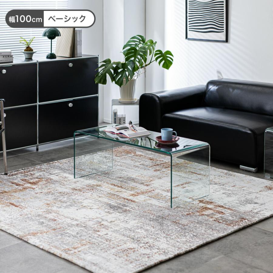 smoo 5のつく日最大30%OFF[80cm] テーブル ローテーブル ガラス ガラス