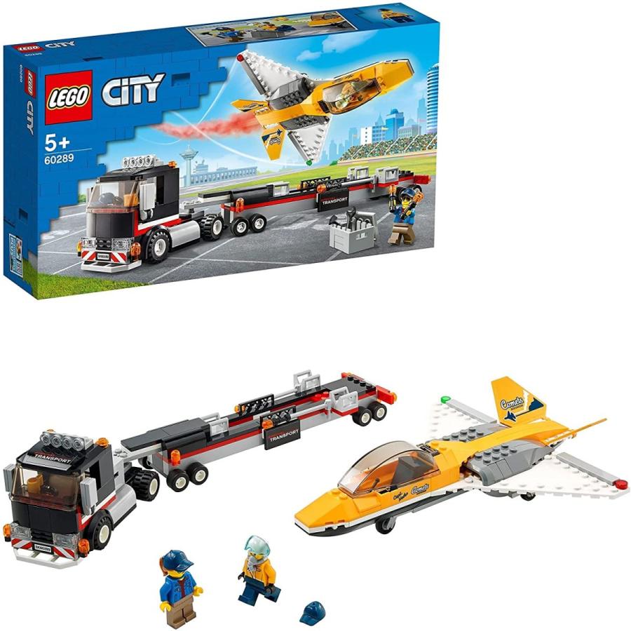 LEGO レゴ CITY シティ 60289 航空ショーのジェット輸送車　5702016889741｜t-jnky