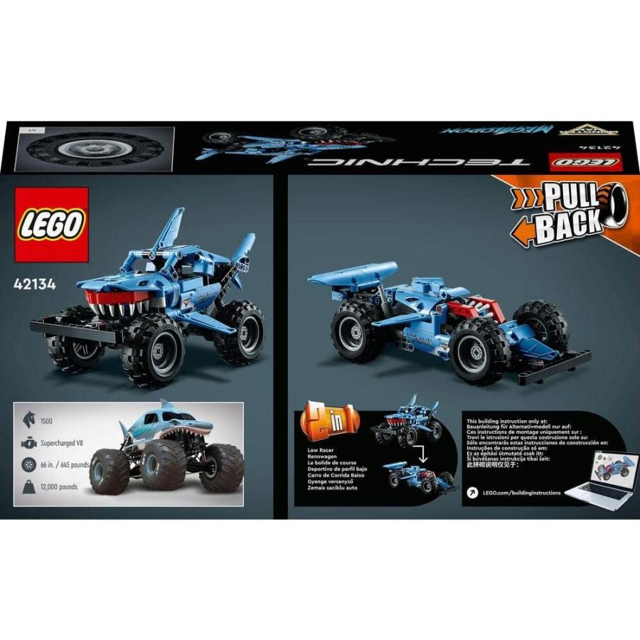 【正規品】 LEGO レゴ テクニック 42134  Monster Jam メガロドン　5702017154916｜t-jnky｜05