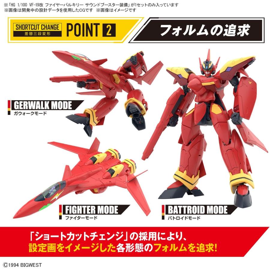 BANDAI（バンダイ） 【SALE】 HG 1/100 VF-19改 ファイヤーバルキリー