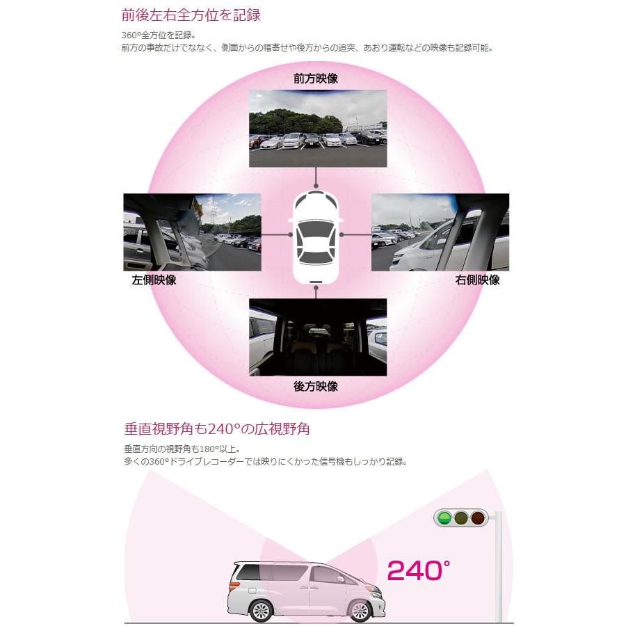 コムテック（Comtec） COMTEC（コムテック）360度+リヤカメラ搭載