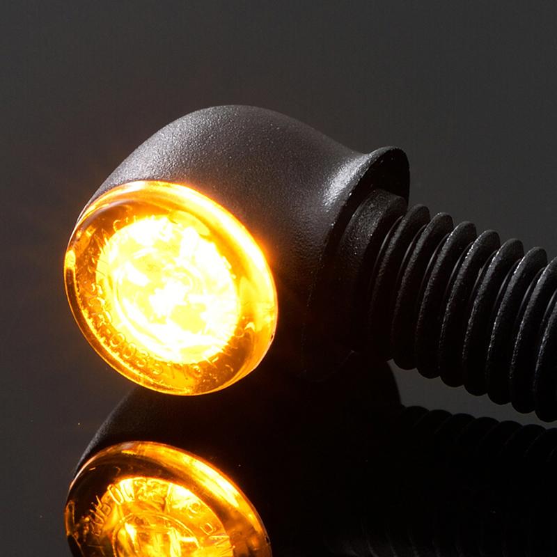 デイトナ HIGHSIDER ハイサイダー　フロントウインカー 17309 DAYTONA (デイトナ) ハイサイダーLED ウインカー マットブラック