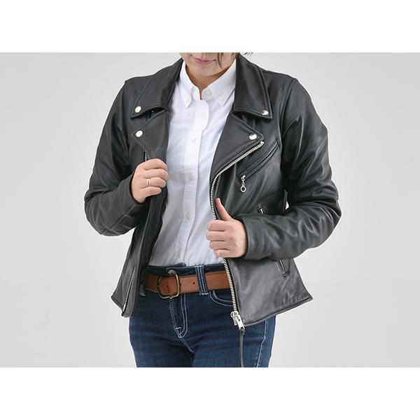 DAYTONA (デイトナ) DL-003 ダブルライダースジャケット ブラック WL