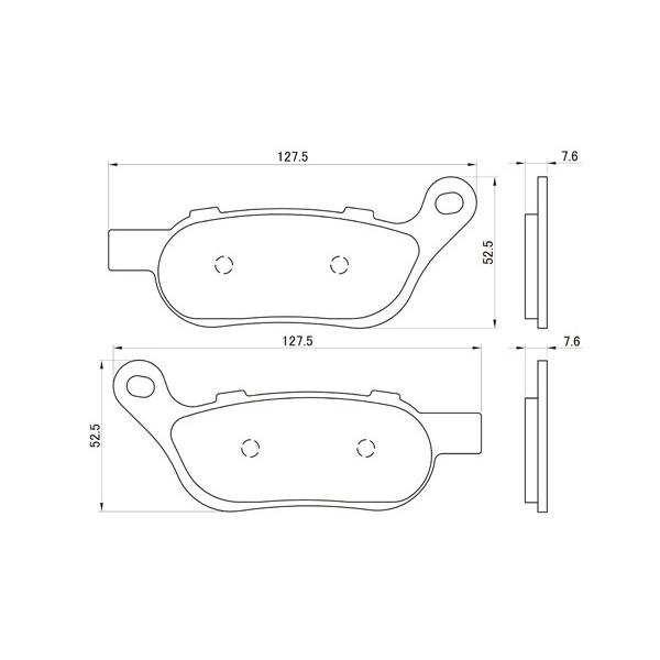 その他 jp DAYTONA（デイトナ） ブレーキパッド 119 H-Dパッド (R)DYNA(08-09