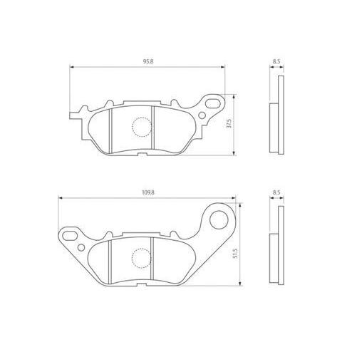 DAYTONA（バイク用品） DAYTONA (デイトナ) ブレーキパッド 088