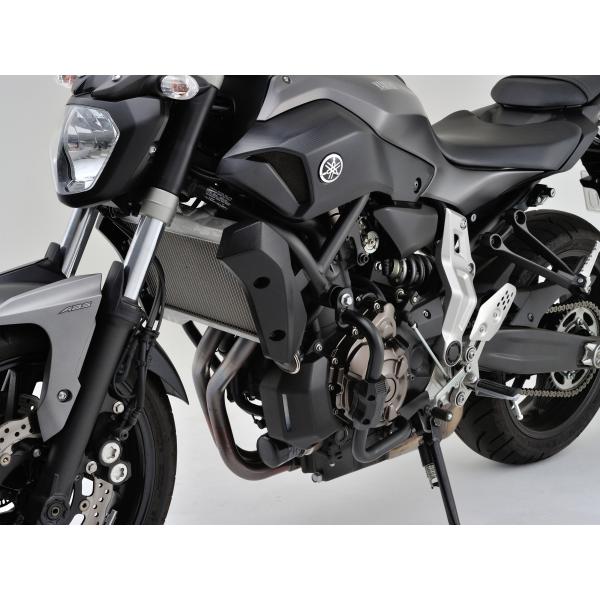 CD3枚セット DAYTONA（デイトナ） パイプエンジンガード MT-07/ABS XSR700 用 96138