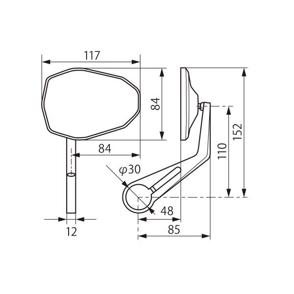 DAYTONA（バイク用品） DAYTONA (デイトナ) HIGHSIDER
