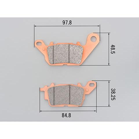 小物 a* DAYTONA (デイトナ) ブレーキパッド 087 ゴールデンパッドΧ(カイ