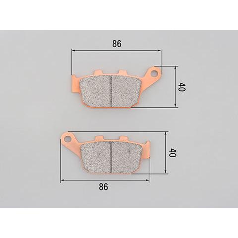 DAYTONA（デイトナ） ブレーキパッド 101 ゴールデンパッドΧ(カイ) (R