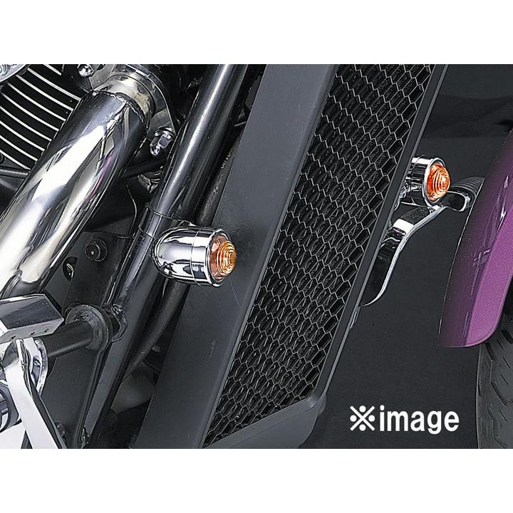 ハリケーン ブレットウインカーkit フレームマウントマウント オレンジレンズ HA5341_2