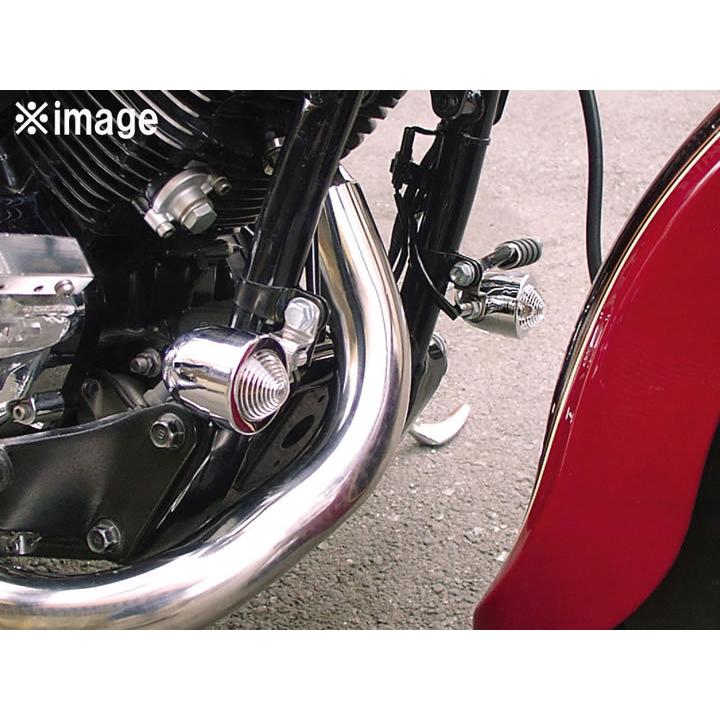 ハリケーン ミニブレットウインカーkit フレームマウント クリアレンズ