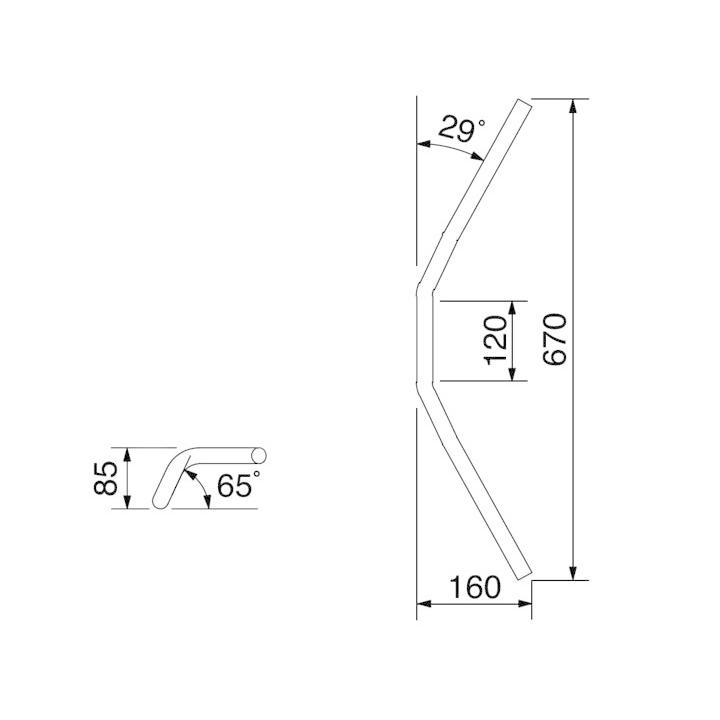 ハリケーン コンチ４型 kit専用ハンドル CB1300SB シルバーアルマイト HB0208A-20｜t-joy｜03