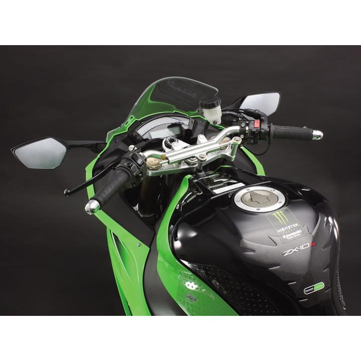 ハリケーン バーハンkit専用ハンドル ZX-10R シルバーアルマイト