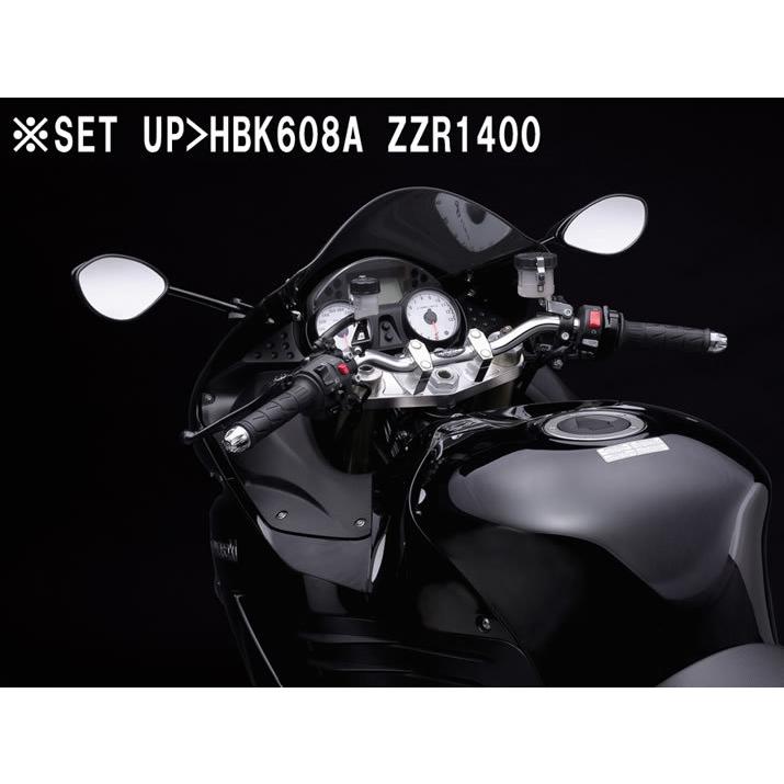 HURRICANE バーハンドルKIT（シルバー）/ZZR1400（-11） ・ZZR1400