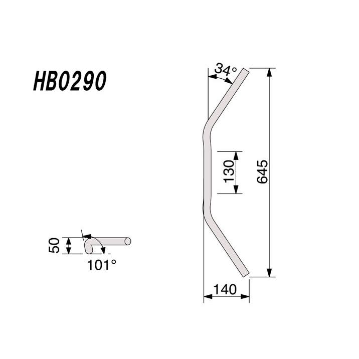 ハリケーン バーハンドルkit シルバー ZX-10R ABS車 HBK671AS : 2輪・4