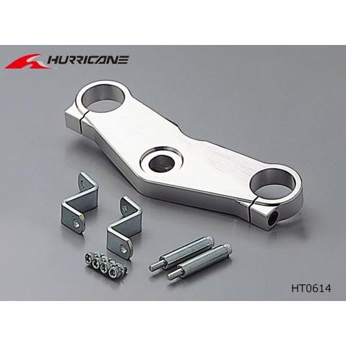 ハリケーン　ZRX400/II（94-03） 用　ジュラルミン トップブリッジ　ポリッシュアルマイト(セパレートハンドル用) 　HT0614