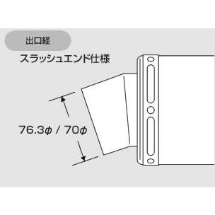 REALIZE（リアライズ） 汎用ステンレスサイレンサー スラッシュエンド